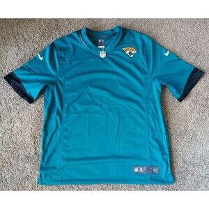 Nike Jacksonville Jaguars Jersey Men's Size XL Jaguar Graphic Blue Short Sleeve
